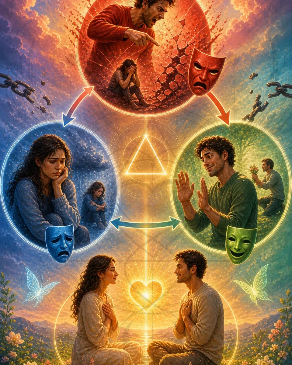 Votre place dans le triangle relationnel et votre manière de vivre les dynamiques émotionnelles