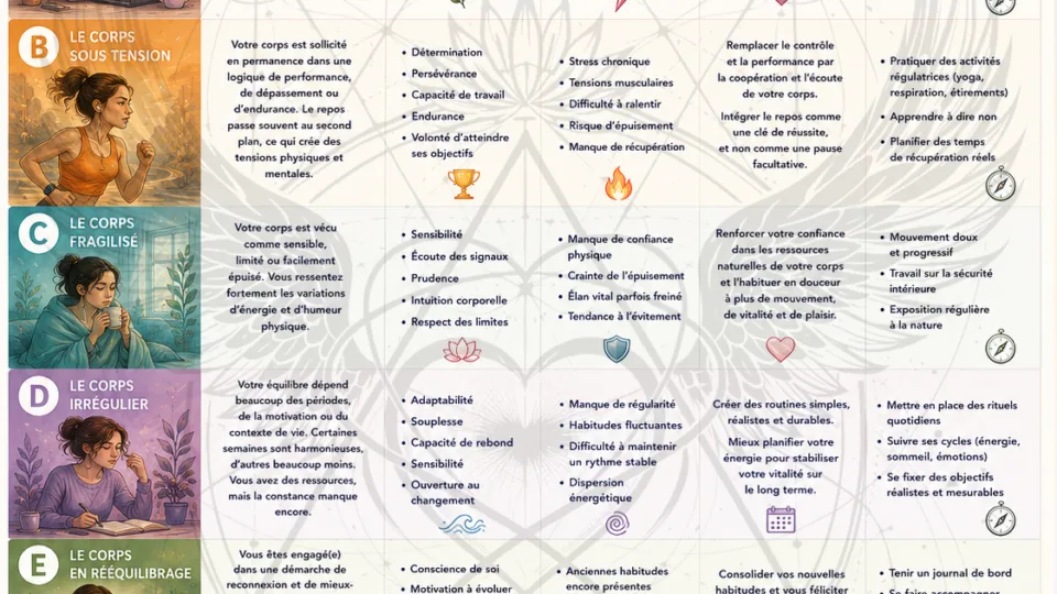 Quel est votre niveau d’alignement avec votre corps ? Le test pour retrouver vitalité et ancrage