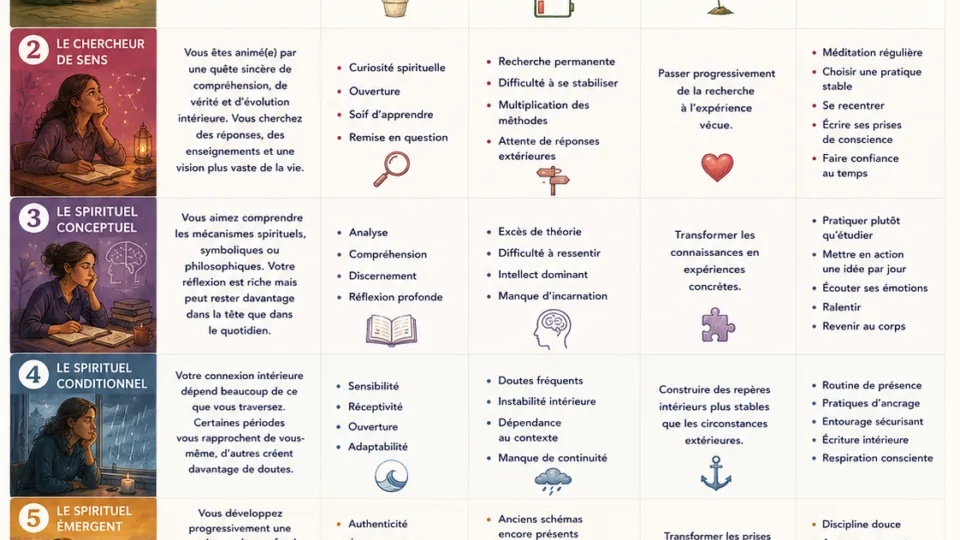 Votre degré d&rsquo;alignement avec votre « corps spirituel » : comment lire vos choix et votre intuition