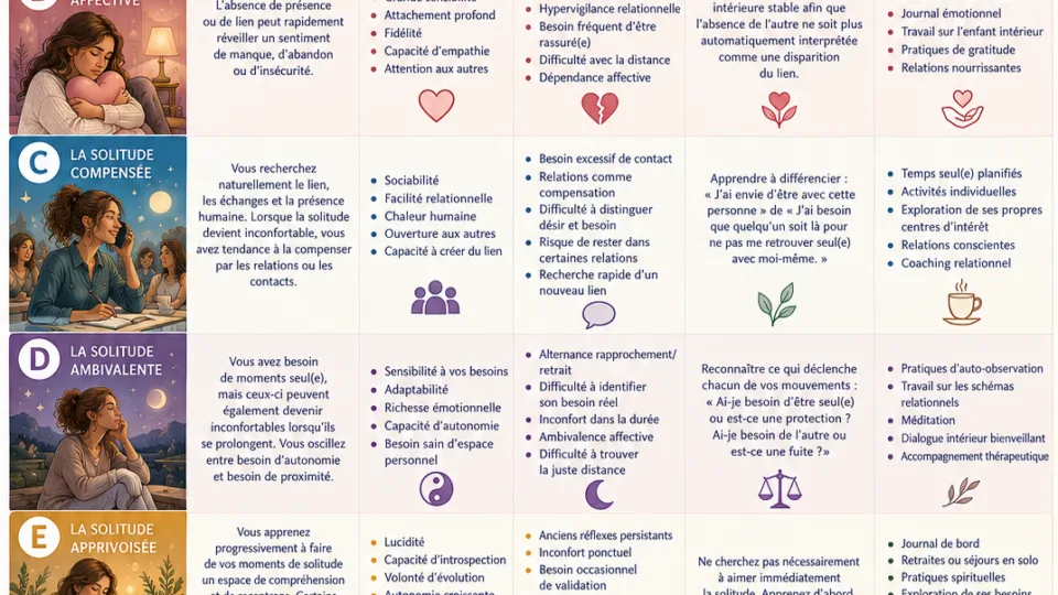 Savoir rester seul(e) sans se perdre : comprendre votre rapport à la solitude