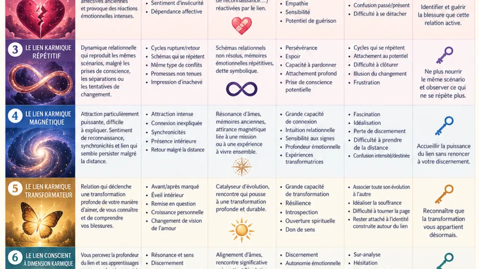 Votre relation est-elle karmique ? Repères pour reconnaître un lien qui vient travailler l&rsquo;âme