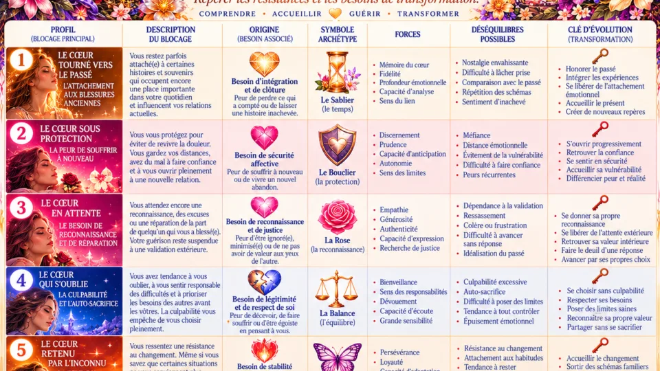 Qu&rsquo;est-ce qui empêche vraiment votre guérison affective ? Repérer le blocage et trouver la clé intérieure