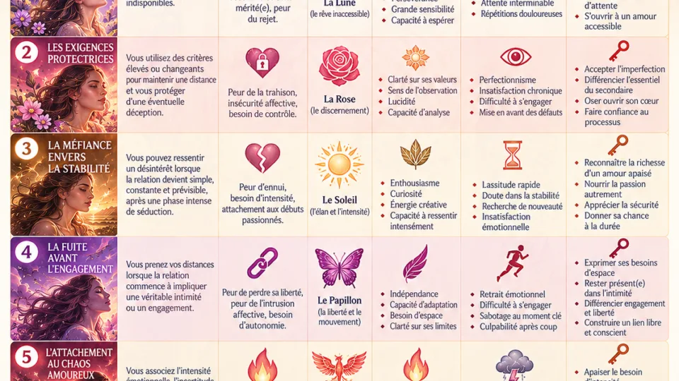 Pourquoi l&rsquo;amour s&rsquo;évapore quand il devient possible : débusquer son autosabotage amoureux