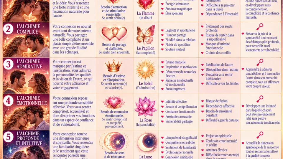 Attirance ou alchimie ? Comprendre la nature profonde de votre connexion amoureuse
